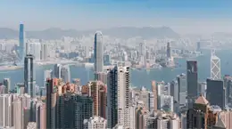 Skyline of a city