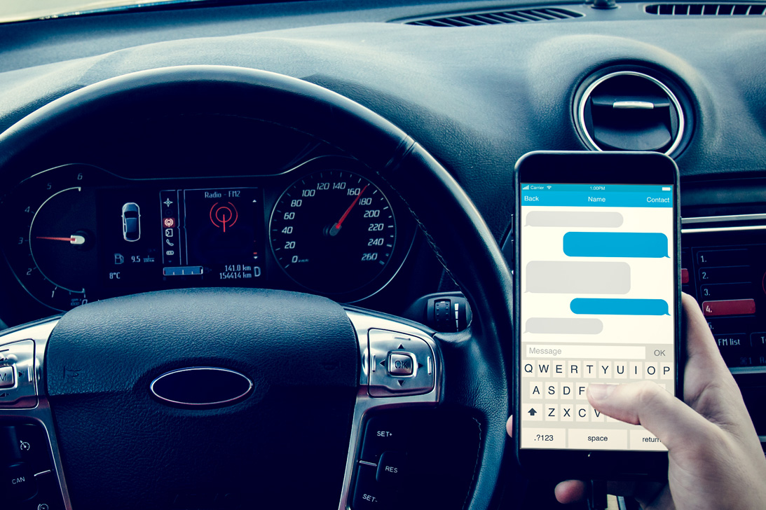 distracted driving -put down the phone