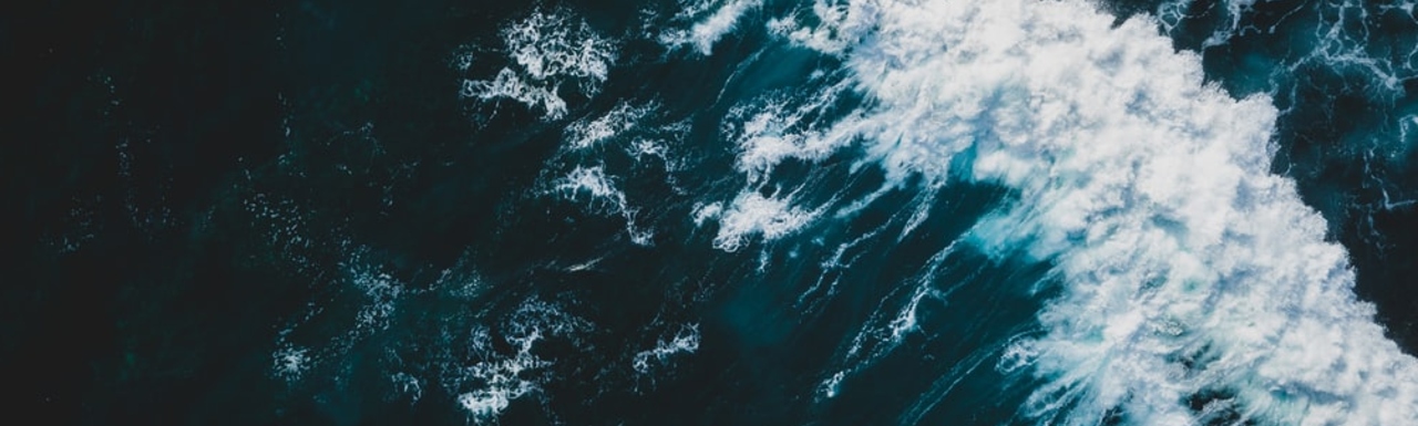 An ocean with waves An ocean with waves