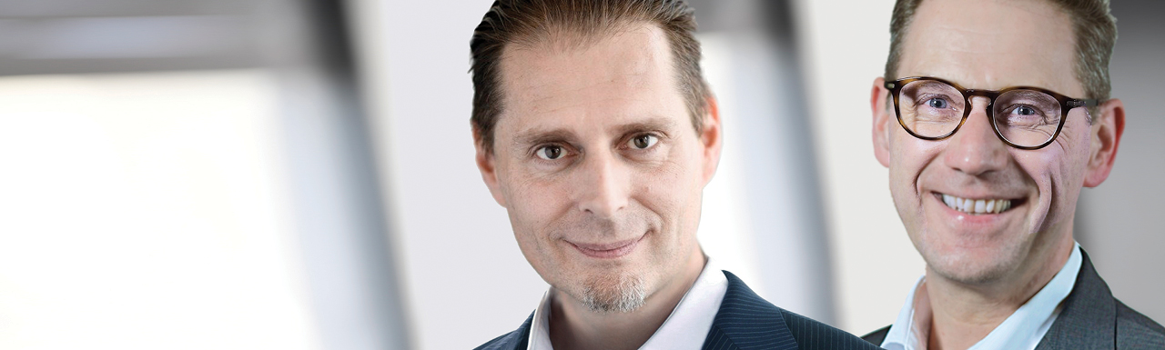 Headshots of Laurent Wthrich and Peter Knaus
