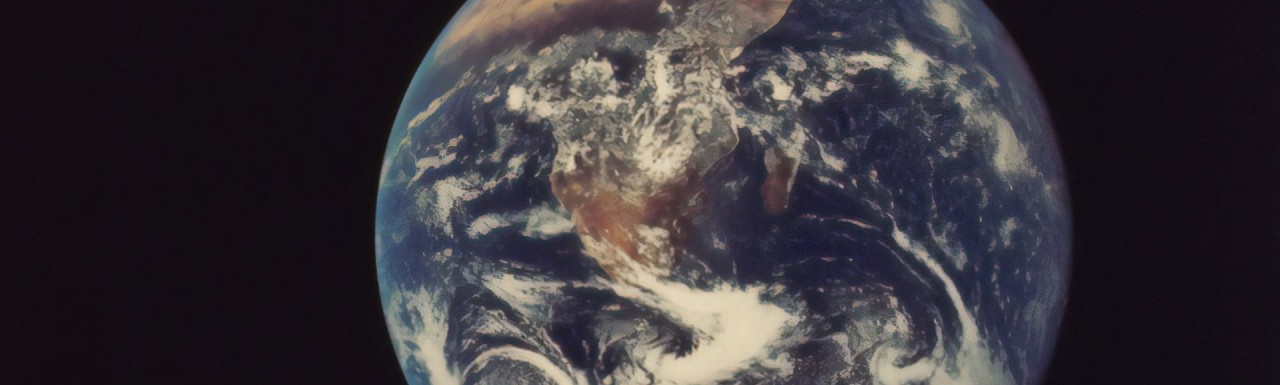 A picture of earth from the space A picture of earth from the space