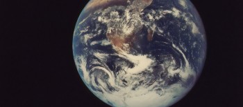 A picture of earth from the space