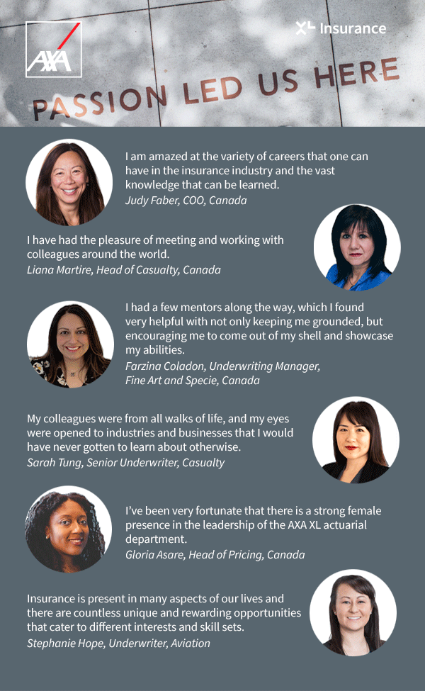 Canadian women in insurance infographic